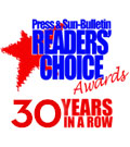 Voted #1 HVAC Company in Binghamton by PressConnects